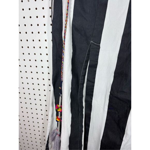 Free People extra wide split hem striped pants size L - Picture 11 of 15